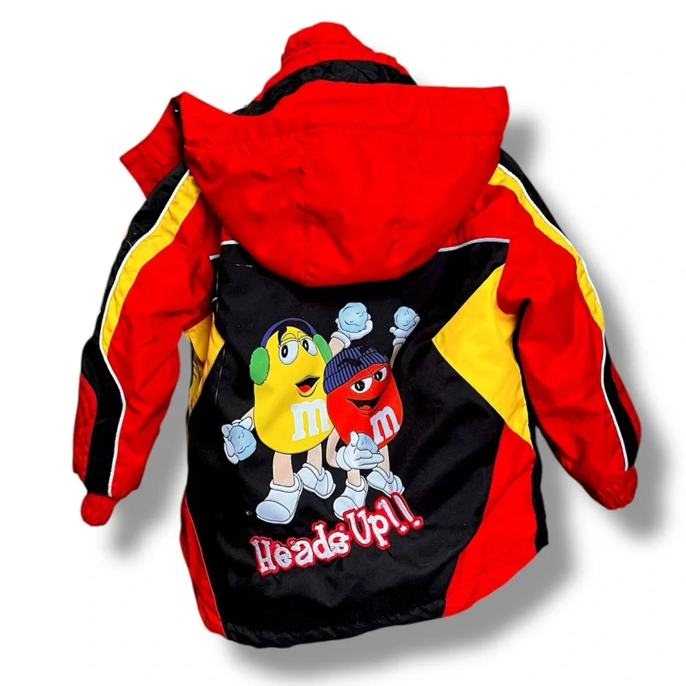 Red M&M Racing Jacket for Kids - Picture 2 of 13